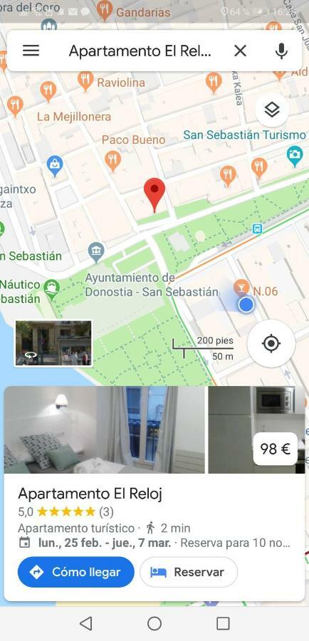 Apartamento El Reloj San Sebastián Eksteriør billede